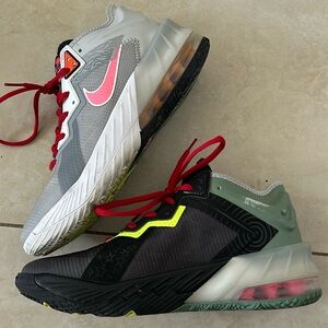 Nike LeBron 18 Low 'Bugs vs Marvin' LightSmokeGrey/Green